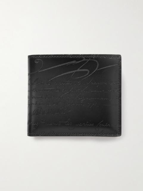 Berluti Makore Scritto Venezia Leather Billfold Wallet