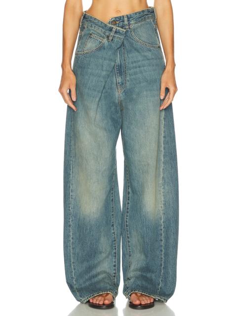 DARKPARK Ines Fold Over Wide Leg