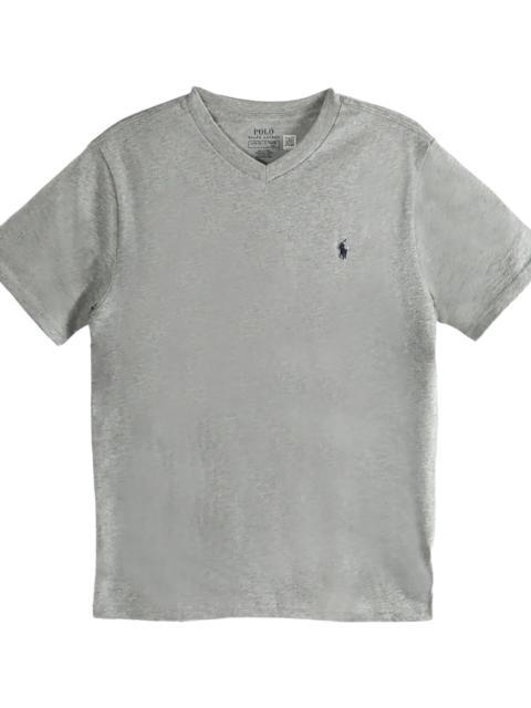 Polo Ralph Lauren Short-Sleeve Cotton Jersey V-Neck T-Shirt GS "Heather Grey" 323832906011