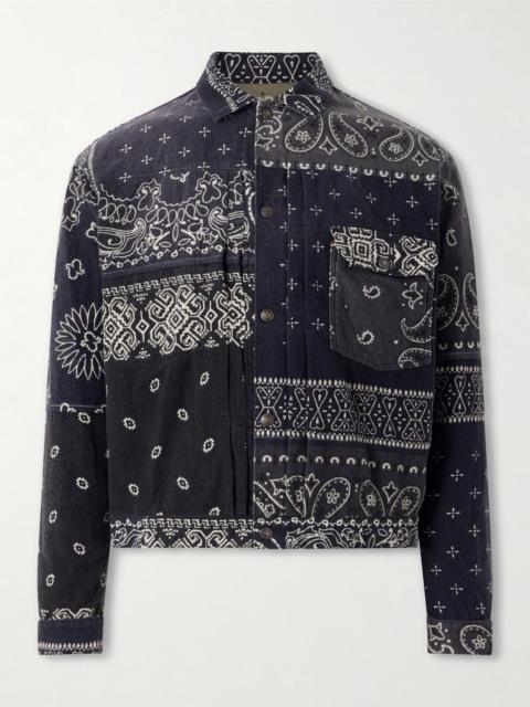 Kapital Reversible Bandana-Print Cotton-Flannel Jacket
