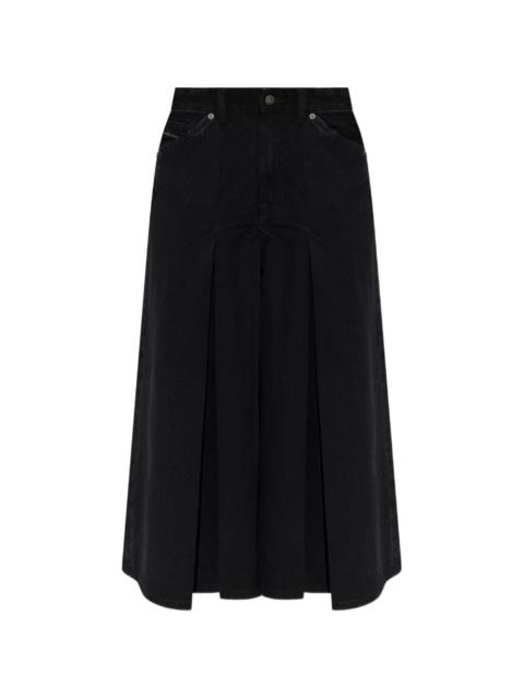 Diesel pleated denim shorts