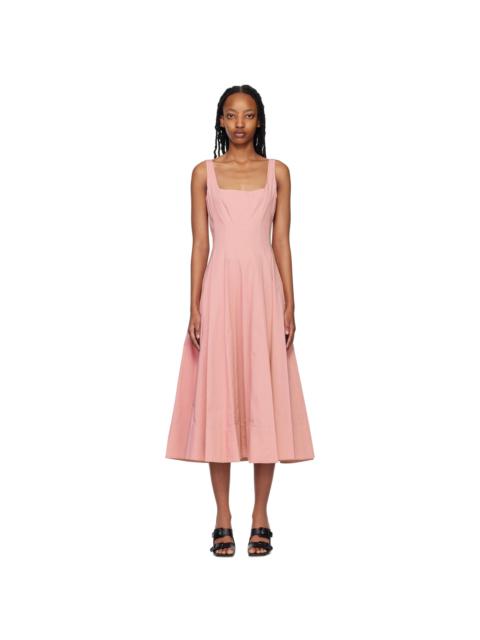 Pink Wells Midi Dress