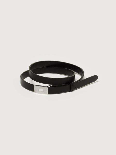 AURALEE SLIDE BUCKLE BELT