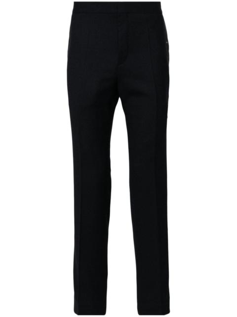 HUGO satin-trim tailored trousers