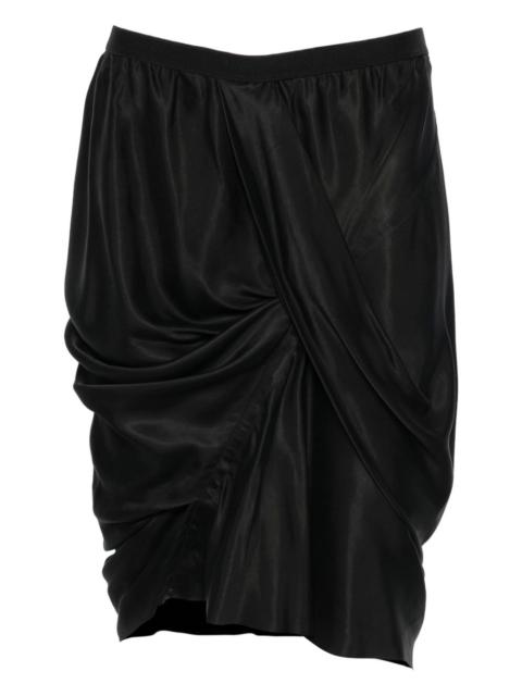 Rick Owens draped skirt