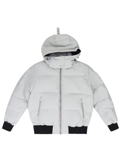 MOOSE KNUCKLES CLOUD BOMBER SHEARLING PUFFER JACKET "Grey" M34LB017S