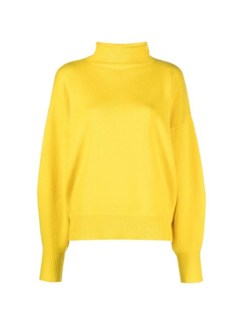 roll-neck cashmere jumper