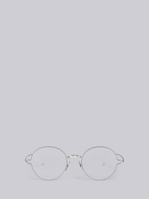 Thom Browne TB915 - Silver Round Eye Glasses