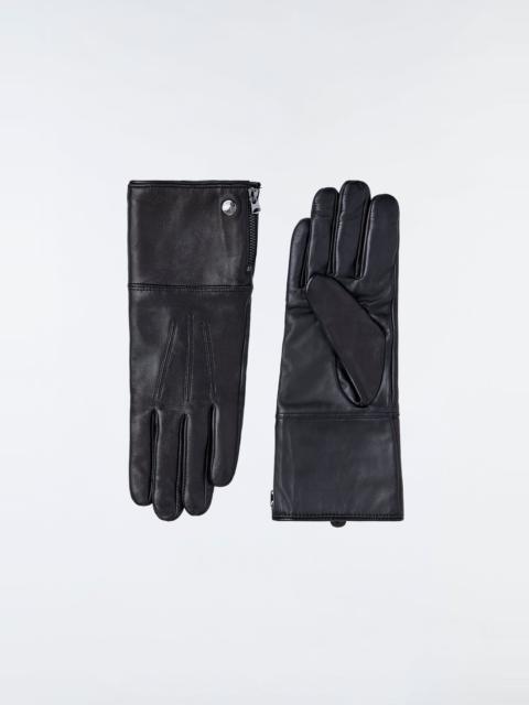 WILLIS (R)Leather glove with shearling cuff