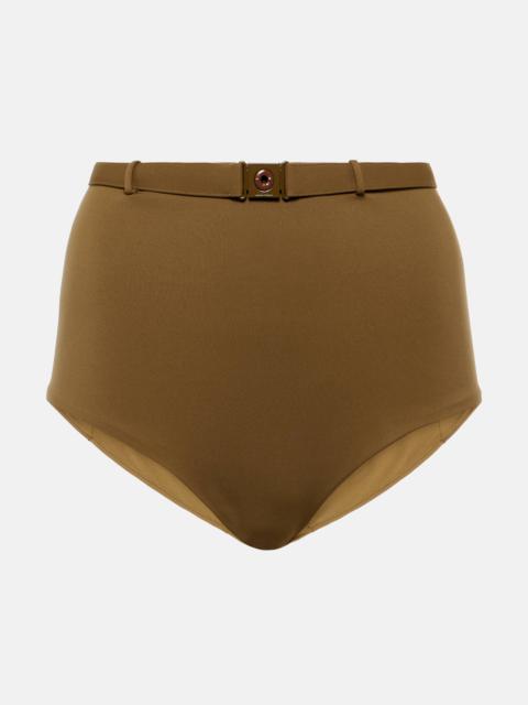 Loro Piana High-rise bikini bottoms