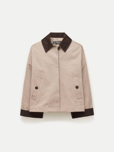J.CREW 2026 Barn Jacket™ in plaid double-faced cotton