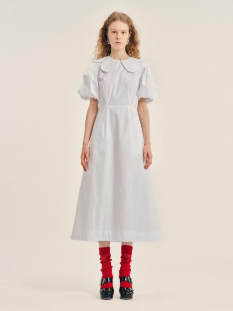 Simone Rocha Puff Sleeve Petal Collar Dress