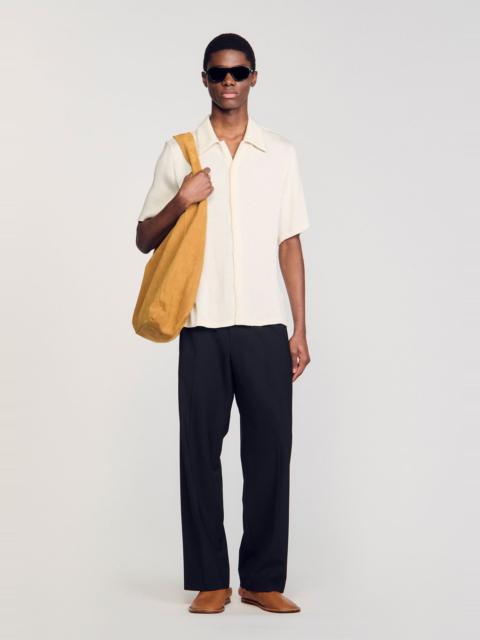 Sandro CRINKLED SHIRT