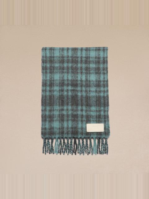 Oversize Checkered Ami Scarf