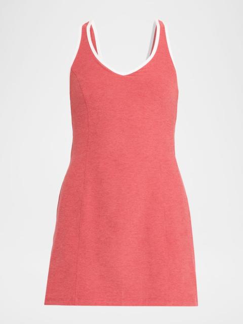 BEYOND YOGA Spacedye Contrast-Trim Active Dress