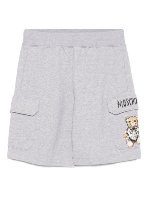 Moschino teddy-patch cargo shorts