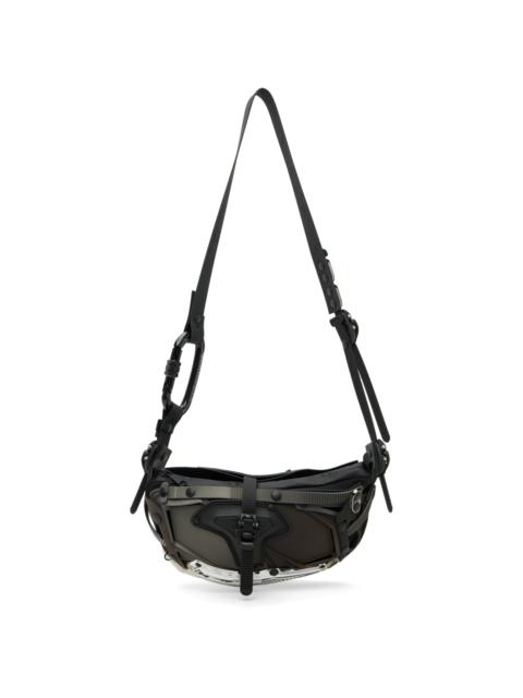 Innerraum Black & Silver Object I30 Crossbody Bag