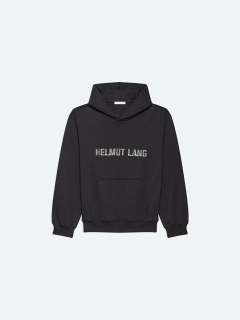 Helmut Lang PLAID LOGO HOODIE