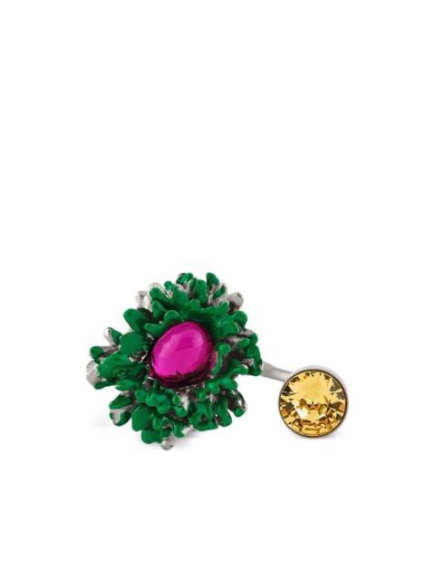 Marni crystal flower ring