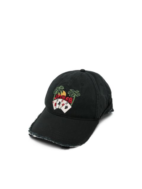 Martine Rose palm-tree embroidered hat