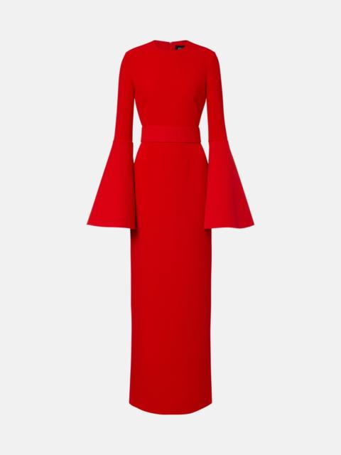 SOLACE LONDON Theia belted gown