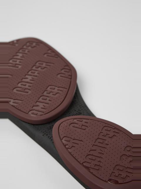 CAMPER Right Niko Outsole Burgundy outsoles (x2) for your right and left shoes.
