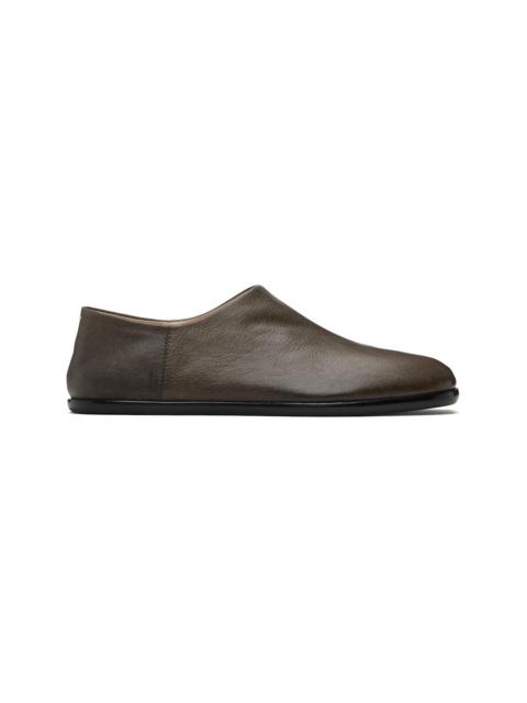 Maison Margiela Brown Tabi Babouches Loafers