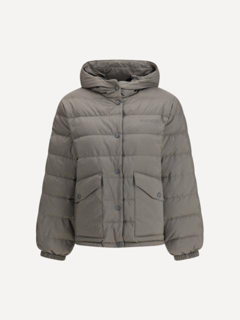 Miu Miu Pongé tec Down Jacket