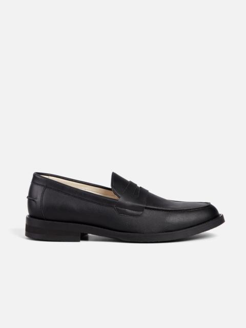 DUKE + DEXTER Wilde Black Vegan Penny Loafer - Men's