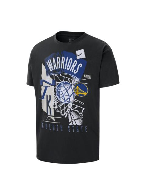 Nike Nike NBA Golden State Warriors Courtside T-Shirt 'Black' HV5642-010