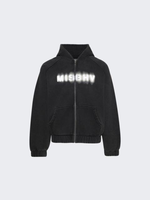 MISBHV Community Zipped Hoodie Washed Black