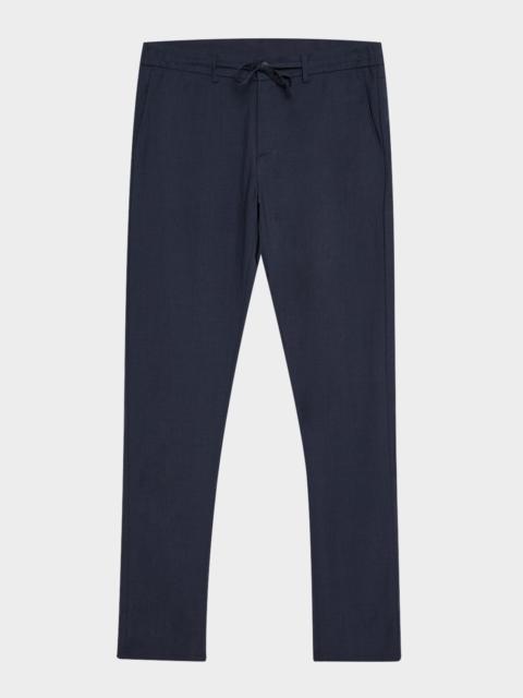 Canali Men's Wool Drawstring Pants