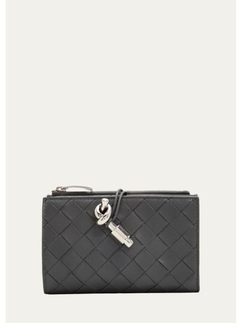Bottega Veneta Andiamo Medium Leather Bi-Fold Wallet