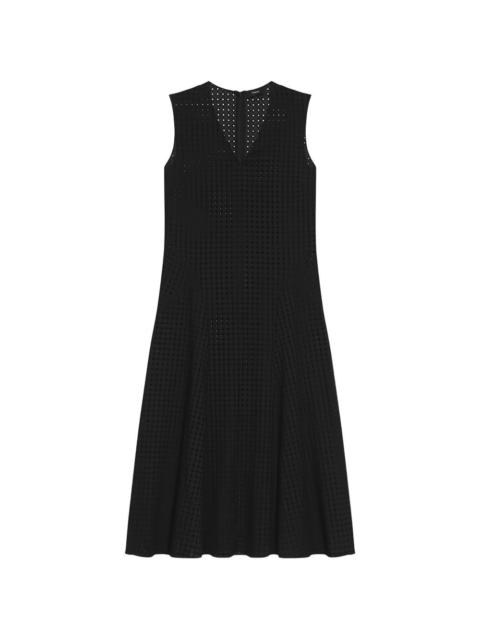 Theory V-neck midi dress