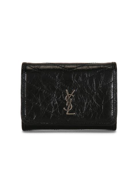 SAINT LAURENT Slim Tri-fold Wallet