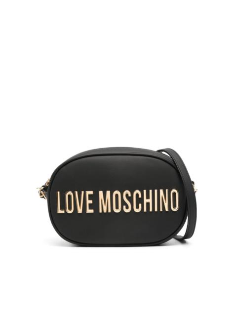 logo-lettering cross body bag