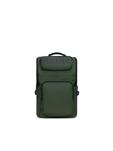 RAINS logo-print cargo-pockets backpack