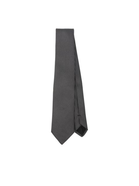 BOSS patterned silk tie