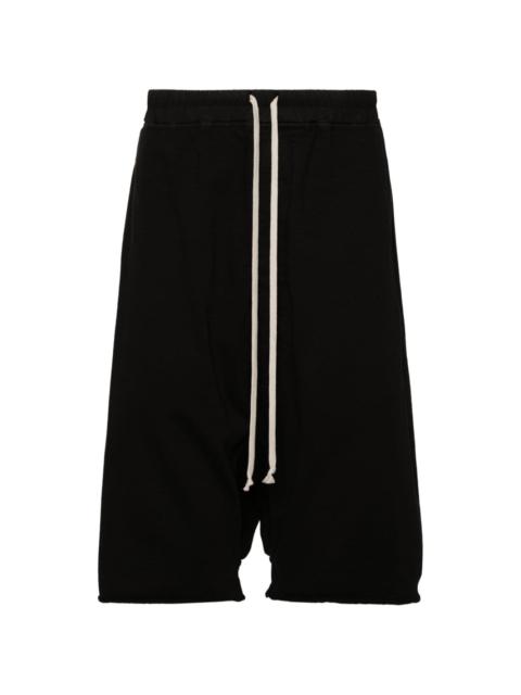Rick Owens DRKSHDW drop-crotch cotton shorts