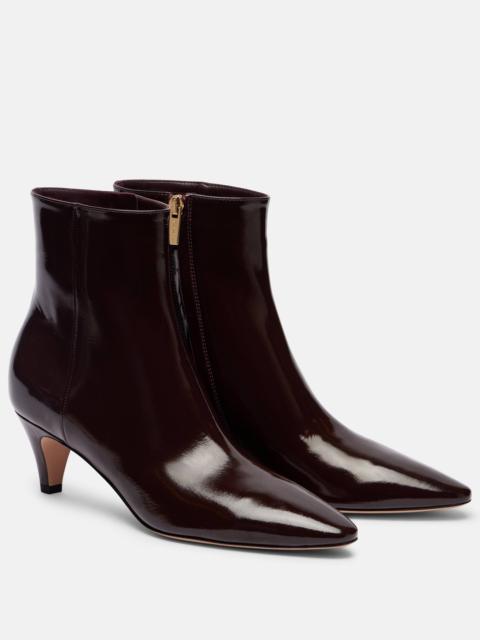Gianvito Rossi 55 patent leather ankle boots