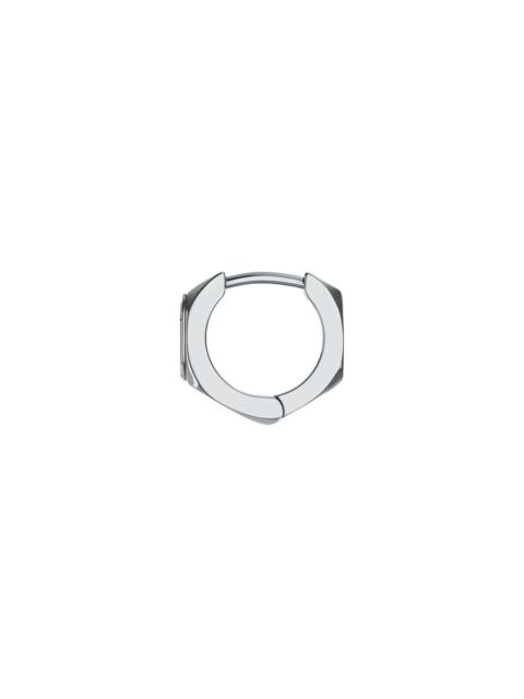 Diesel STAINLESS STEEL SINGLE HOOP EARRING