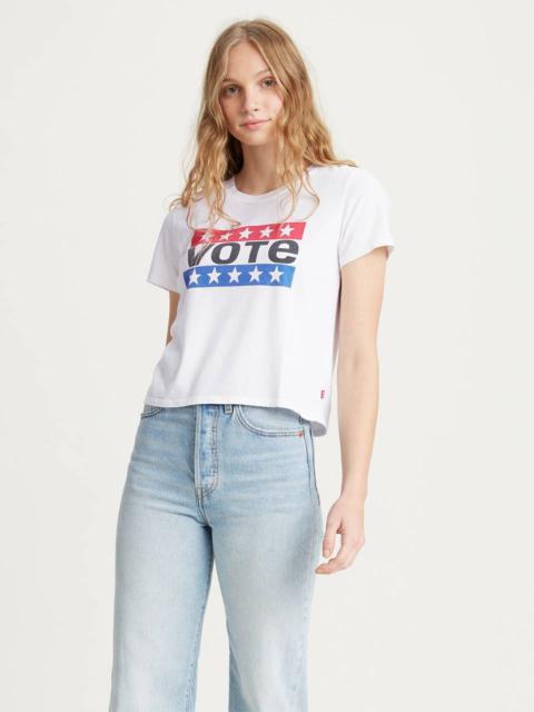 LEVI'S® X VOTE CROPPED SURF TEE SHIRT