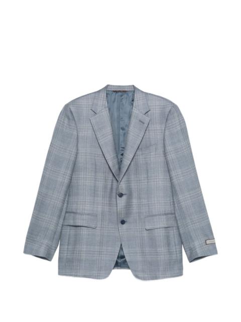 Canali logo-label blazer