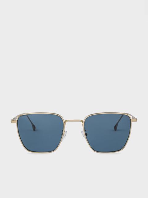 Paul Smith Gold 'Errol' Sunglasses
