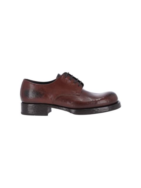 Prada LEATHER DERBY SHOES