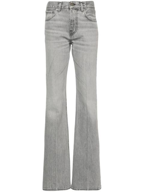 HAIKURE Flora Fog mid-rise flared jeans