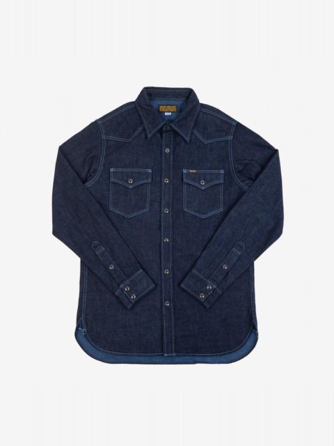 Iron Heart 10oz Western Shirt - IHSH-350-IND - Indigo