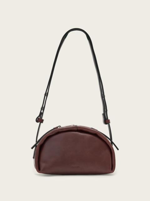ALLSAINTS ROSALIE ARC LEATHER CROSSBODY BAG