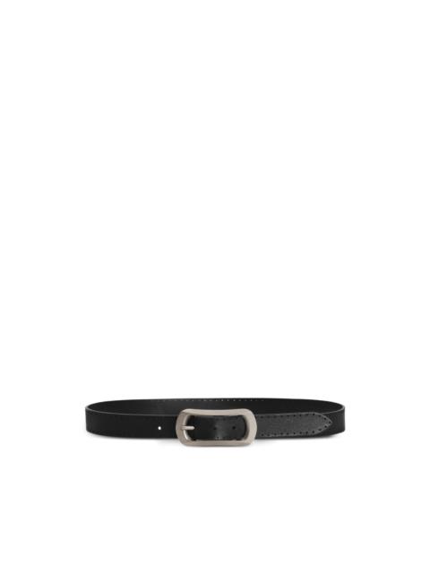 Dolce & Gabbana Tempesta stitch-detail buckle belt