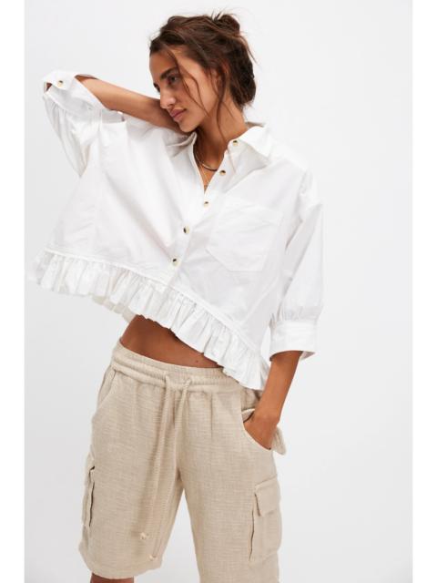 FREE PEOPLE We The Free Bailey Solid Shirt